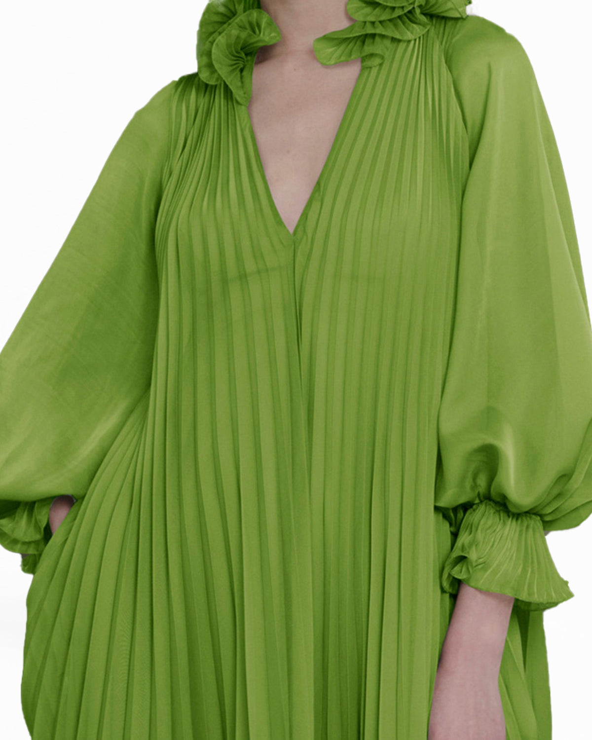 Loose Cut Green Kaftan
