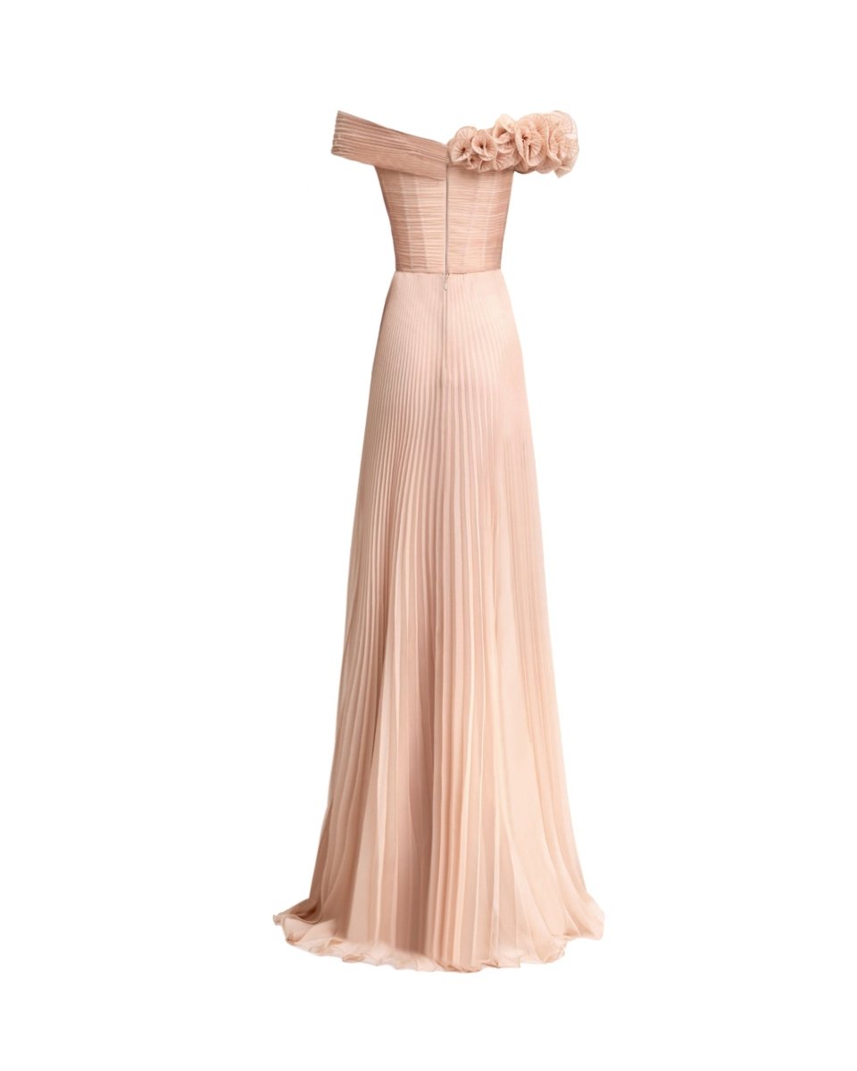 Asymmetrical Chiffon Corset Dress
