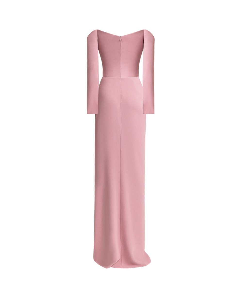 Off-Shoulders Draped Dress
