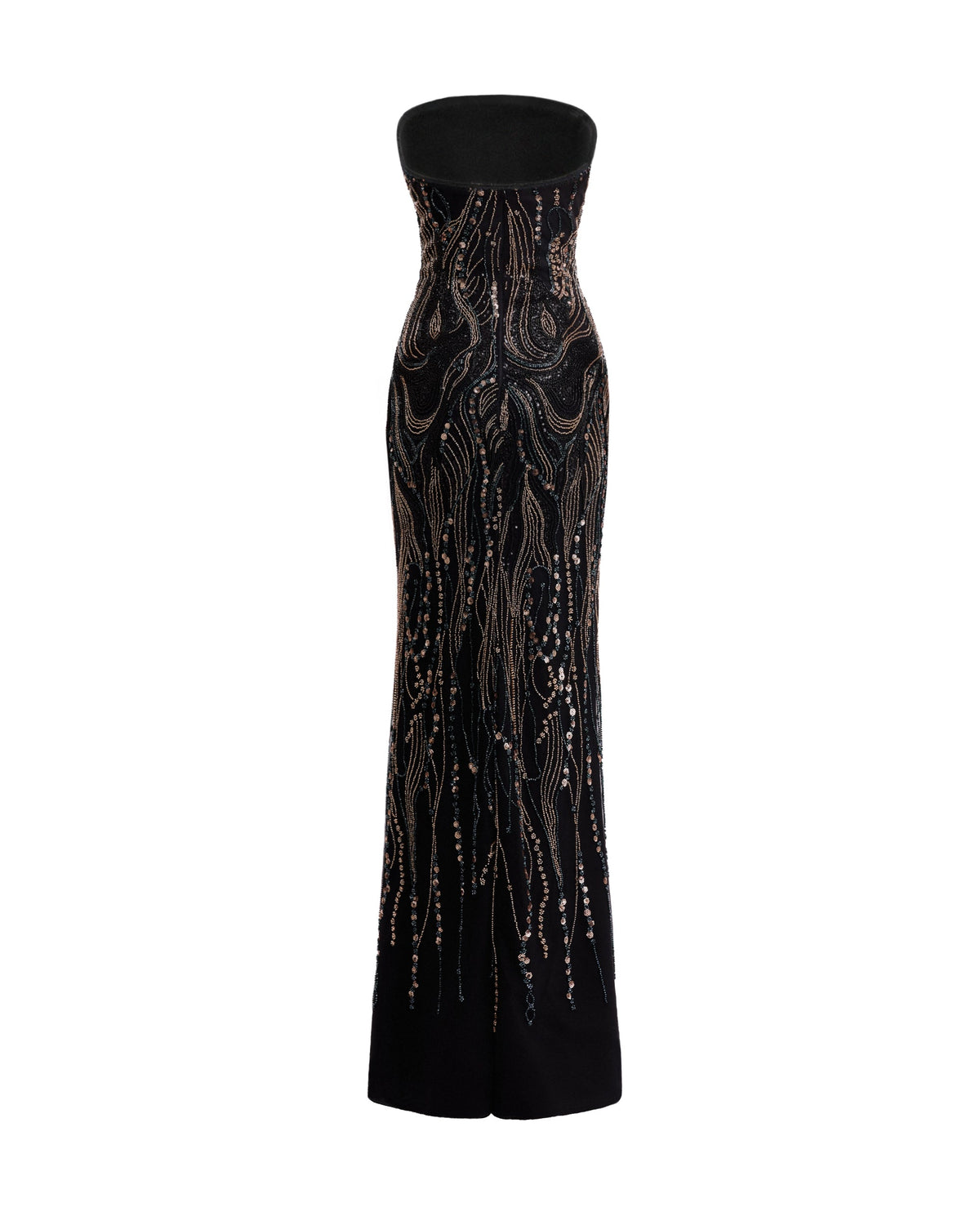 Beaded Cape Dress
