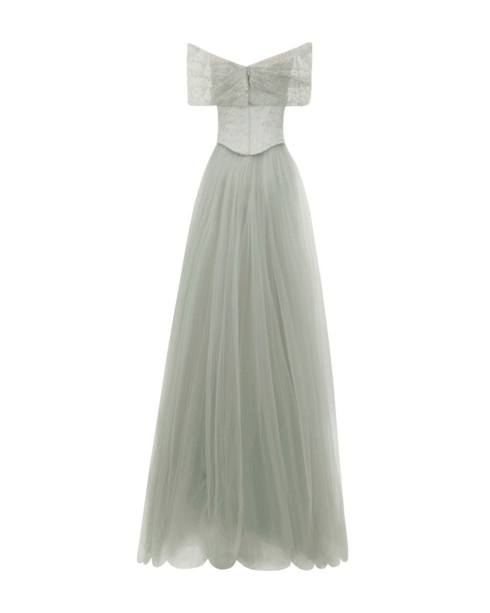 Off-The-Shoulder Corset Dress