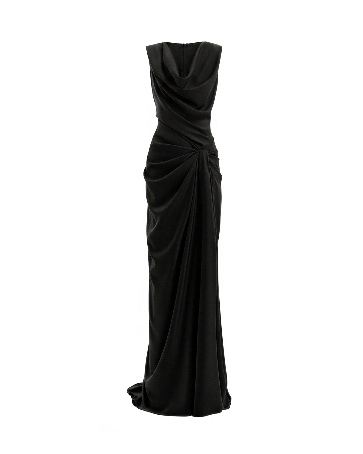 Draped Long Dress