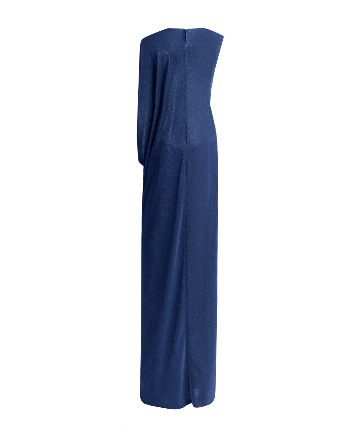 Asymmetrical Draped Sleeve Dress