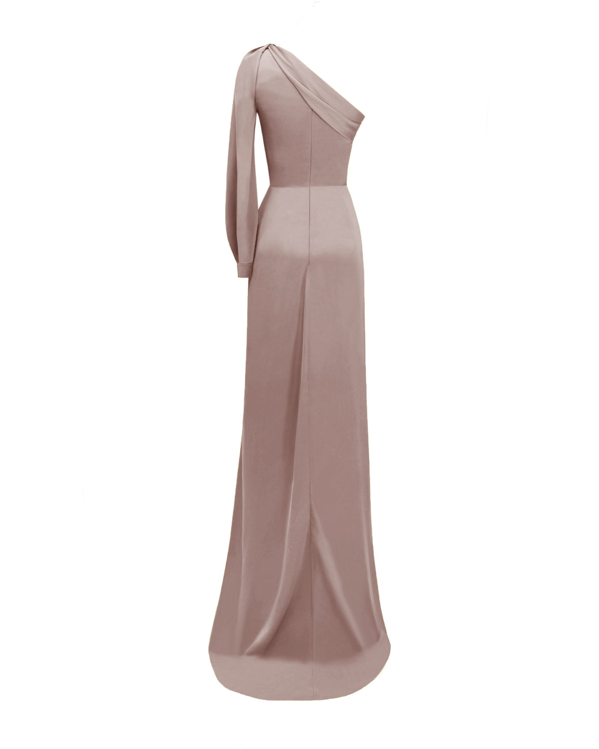 One-shoulder Draped Dress