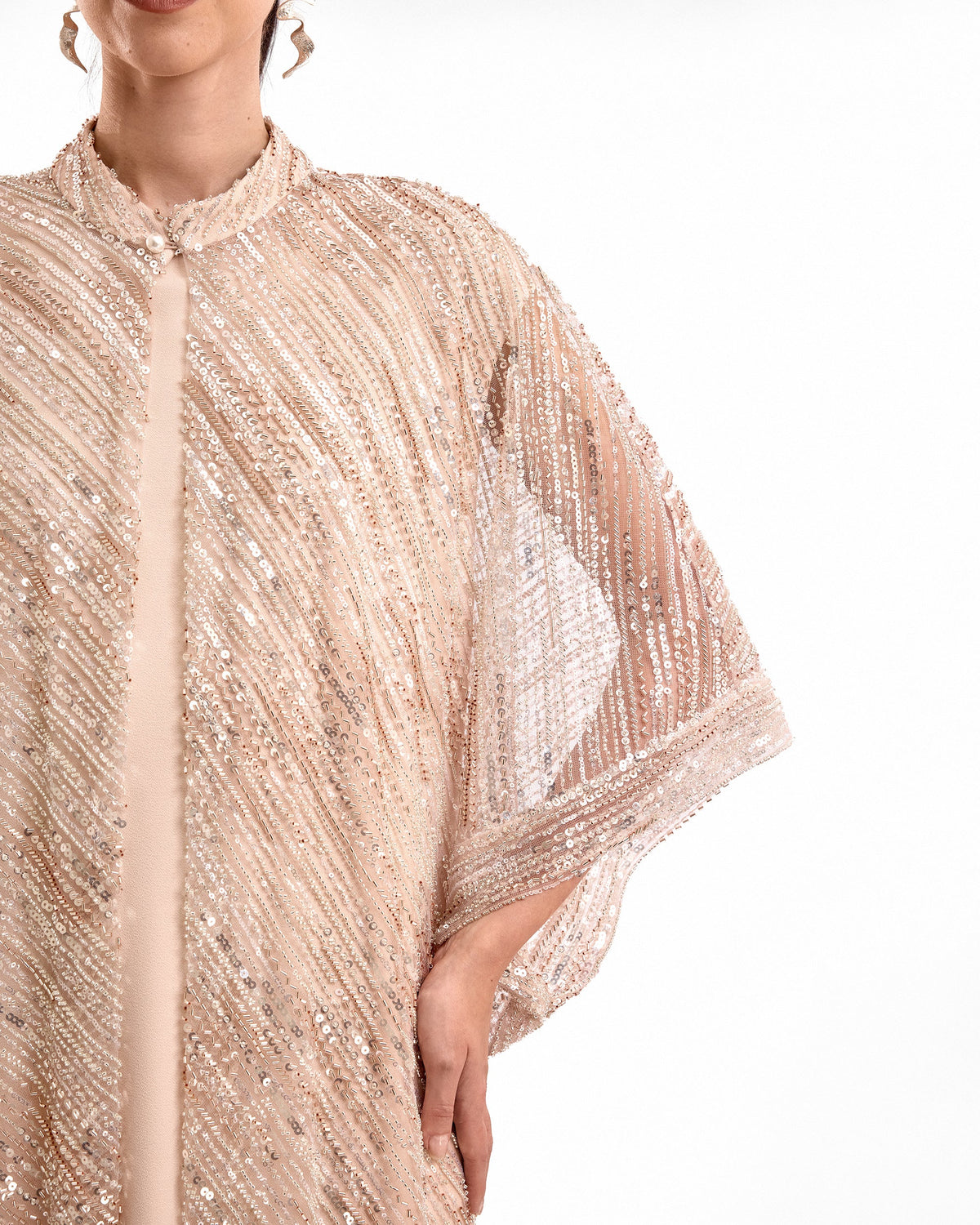 Beaded Open Kaftan