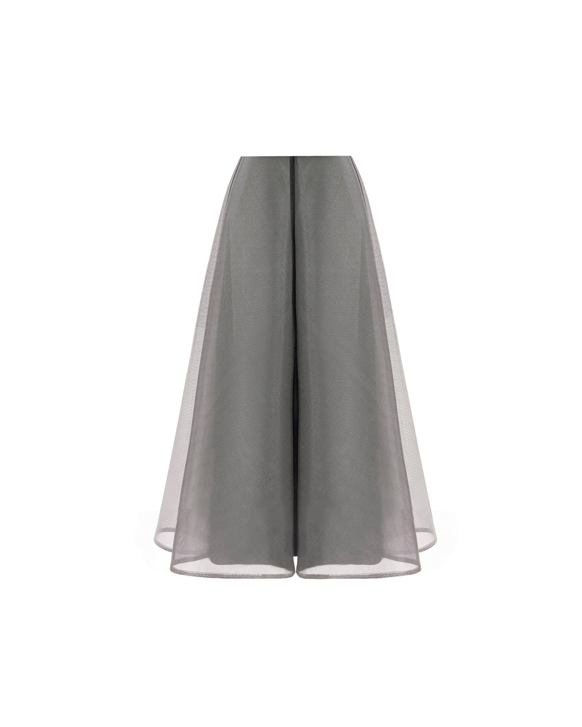 Textured Top with Metallic Skirt