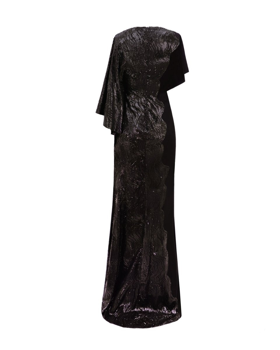 Asymmetrical Neckline Dress