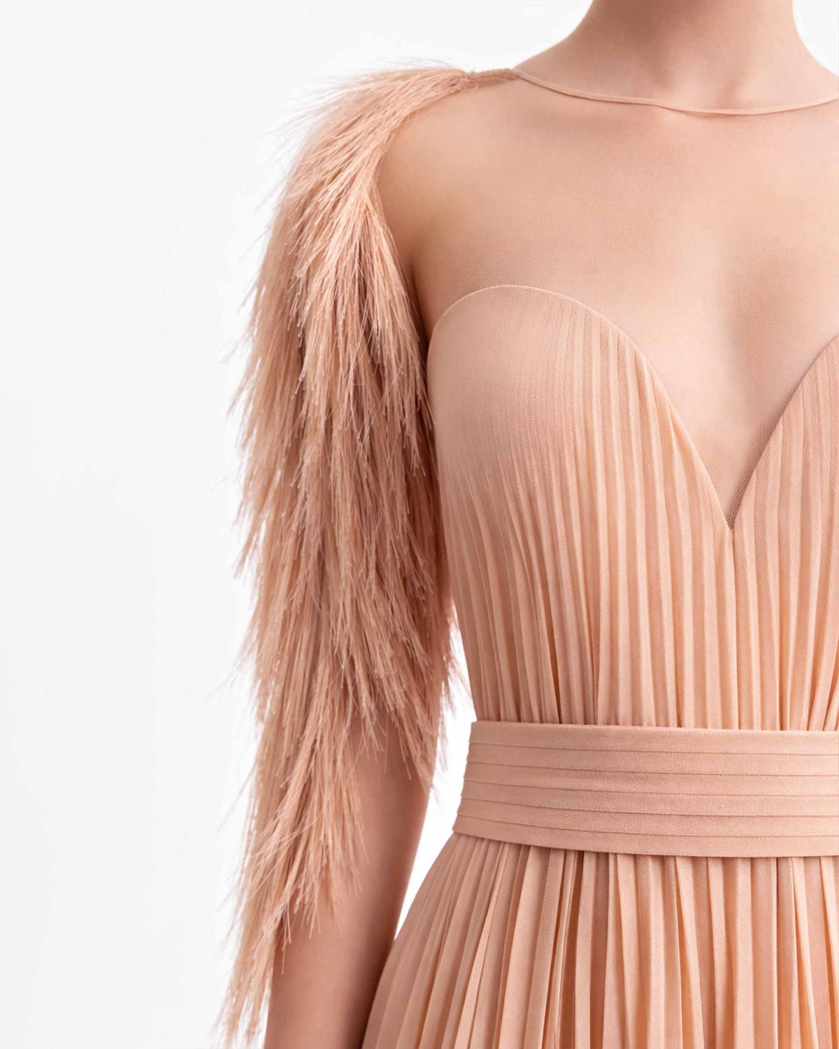 Heart-Neckline Dress