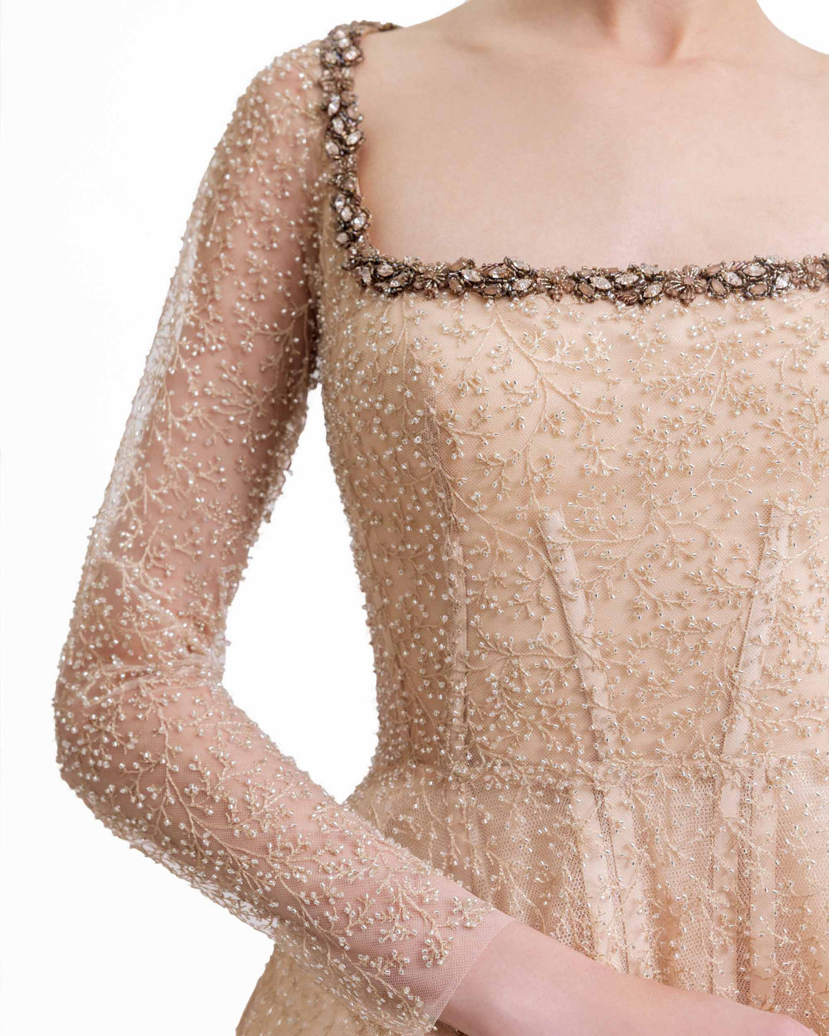 Structured Underskirt Dress