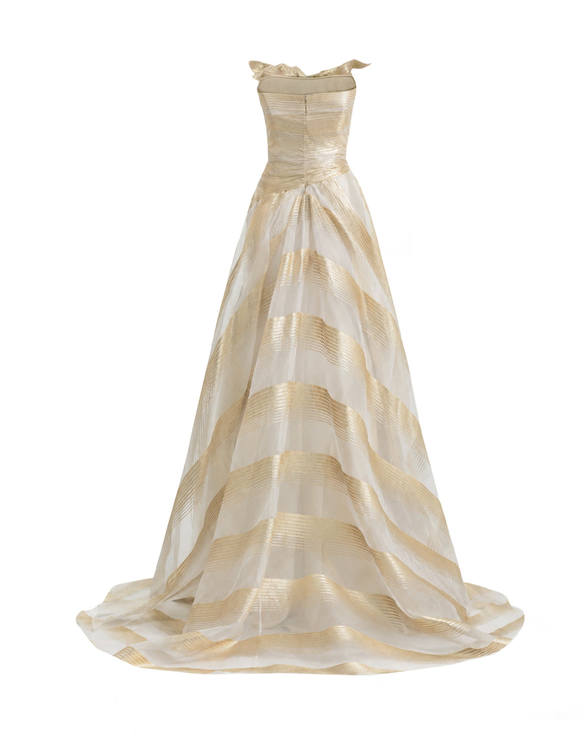 Off-Shoulder Petal Bodice Dress