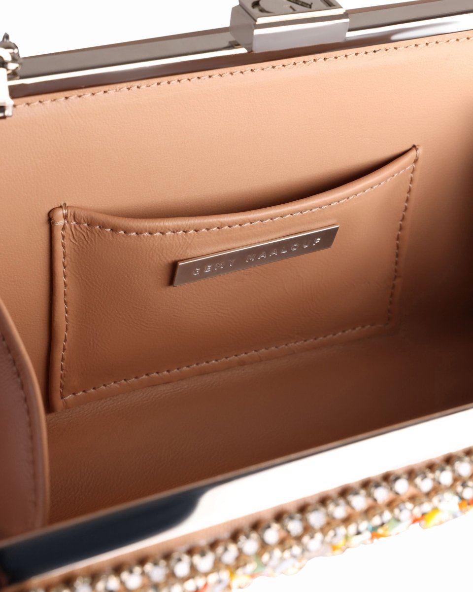 Bejeweled Coffee Clutch