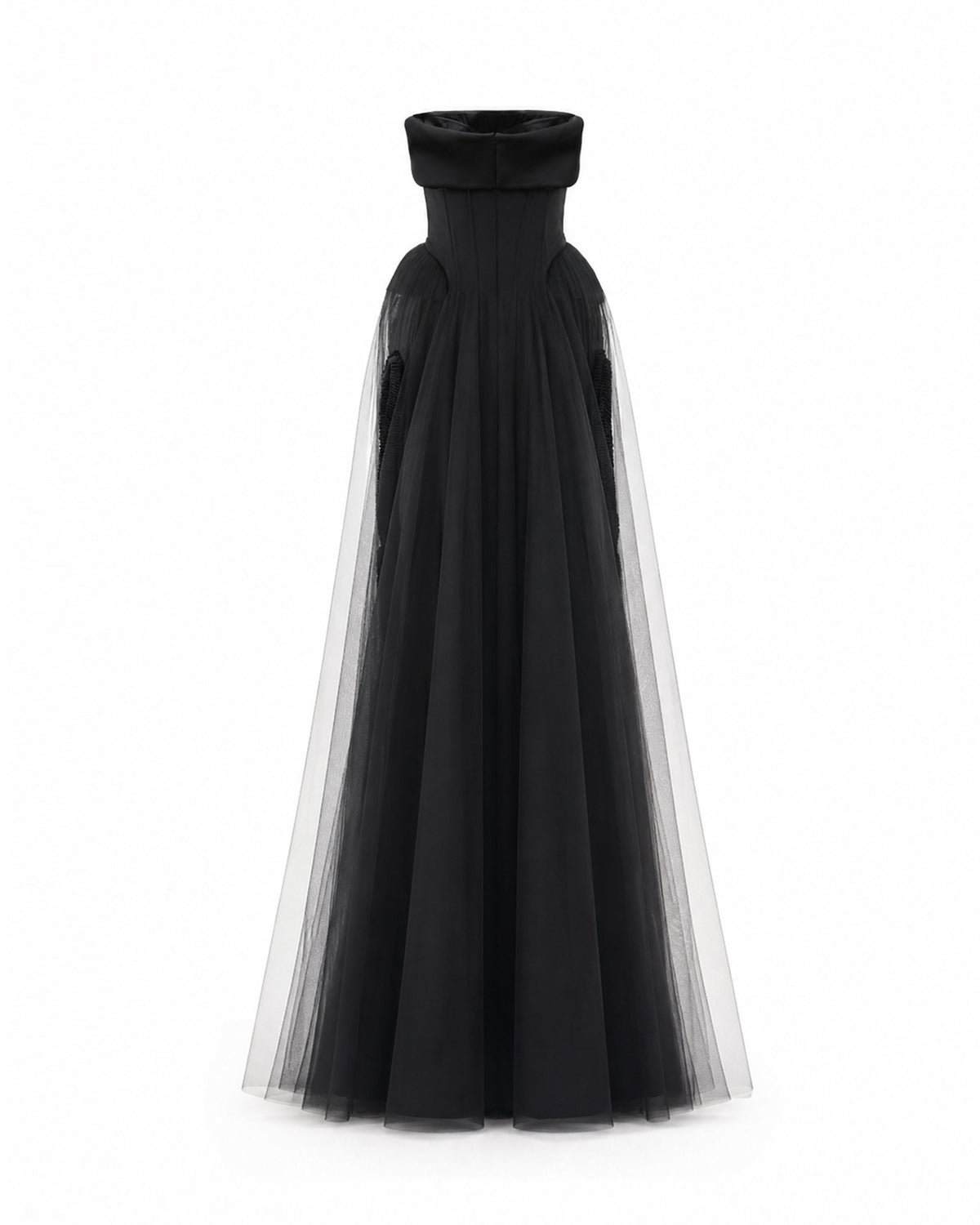 Strapless Tulle Gown