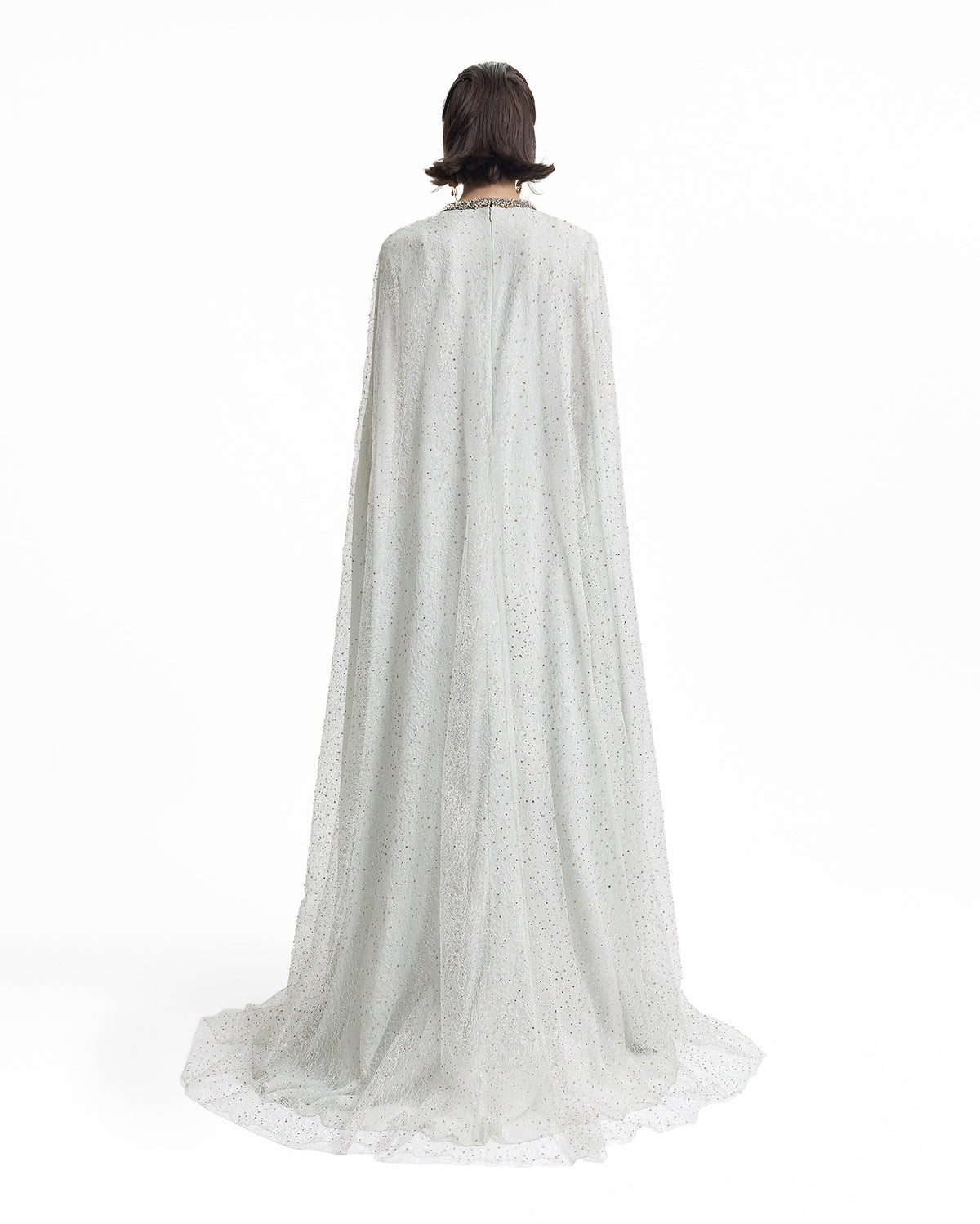 Loose-Cut Light Mint Kaftan