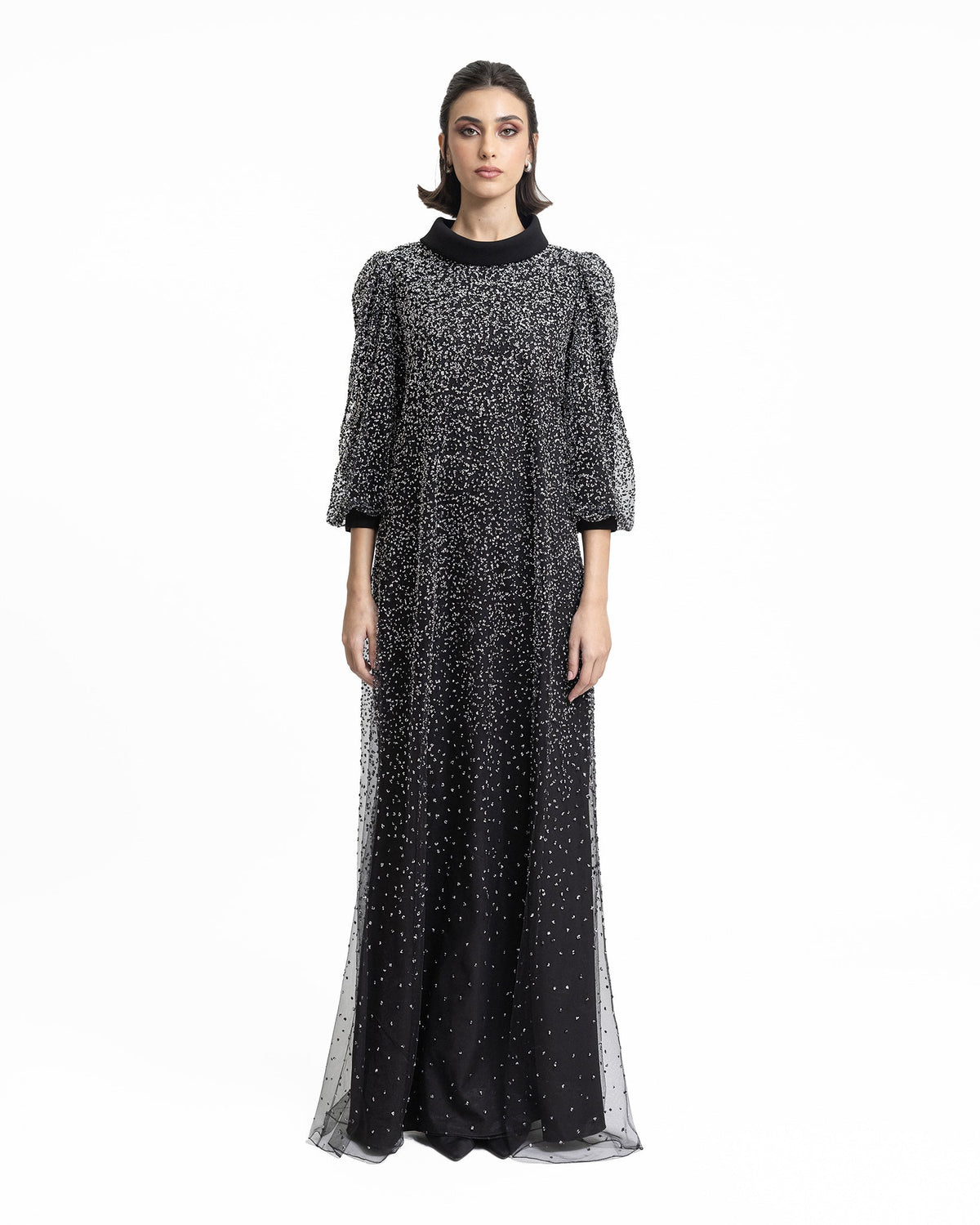 3/4 Sleeves Beaded kaftan