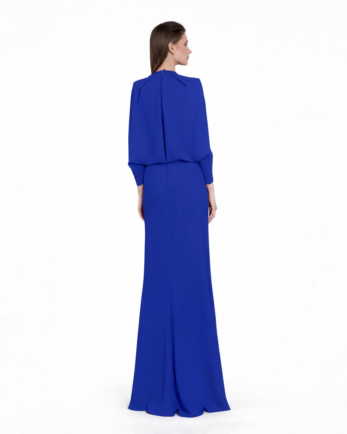 Slim Cut Royal Blue Dress