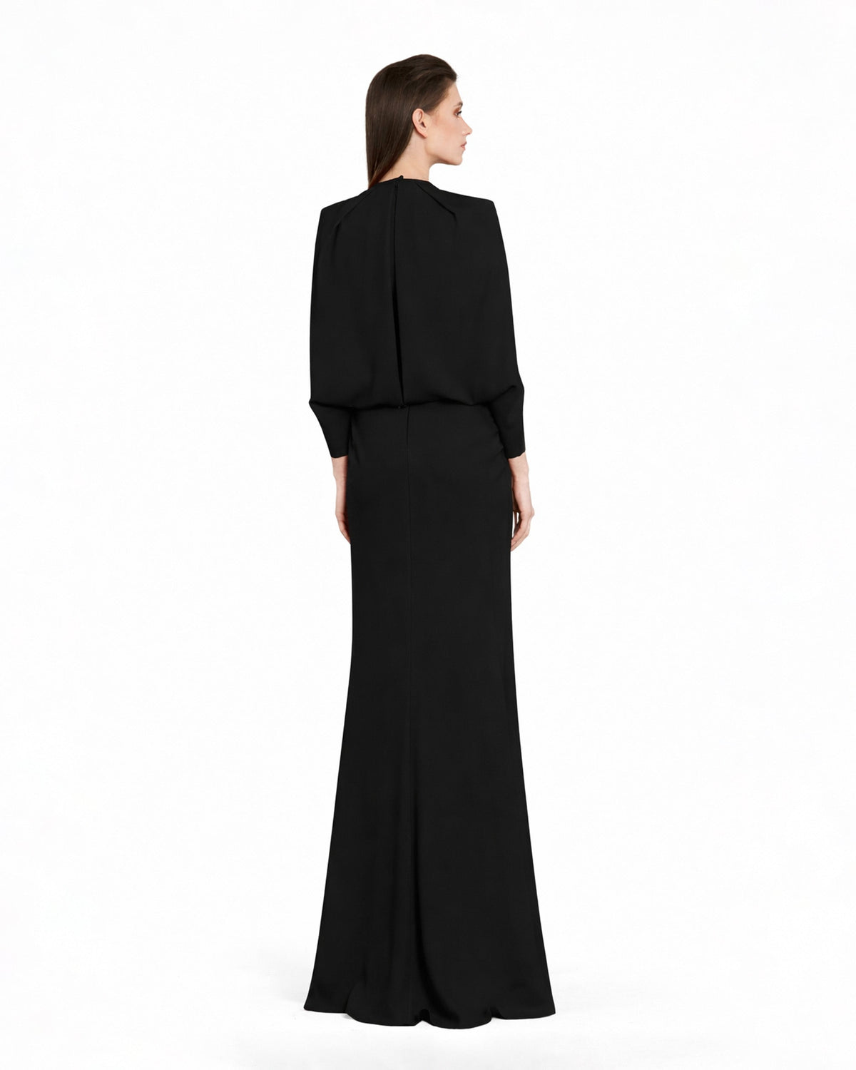 Slim Cut Black Dress