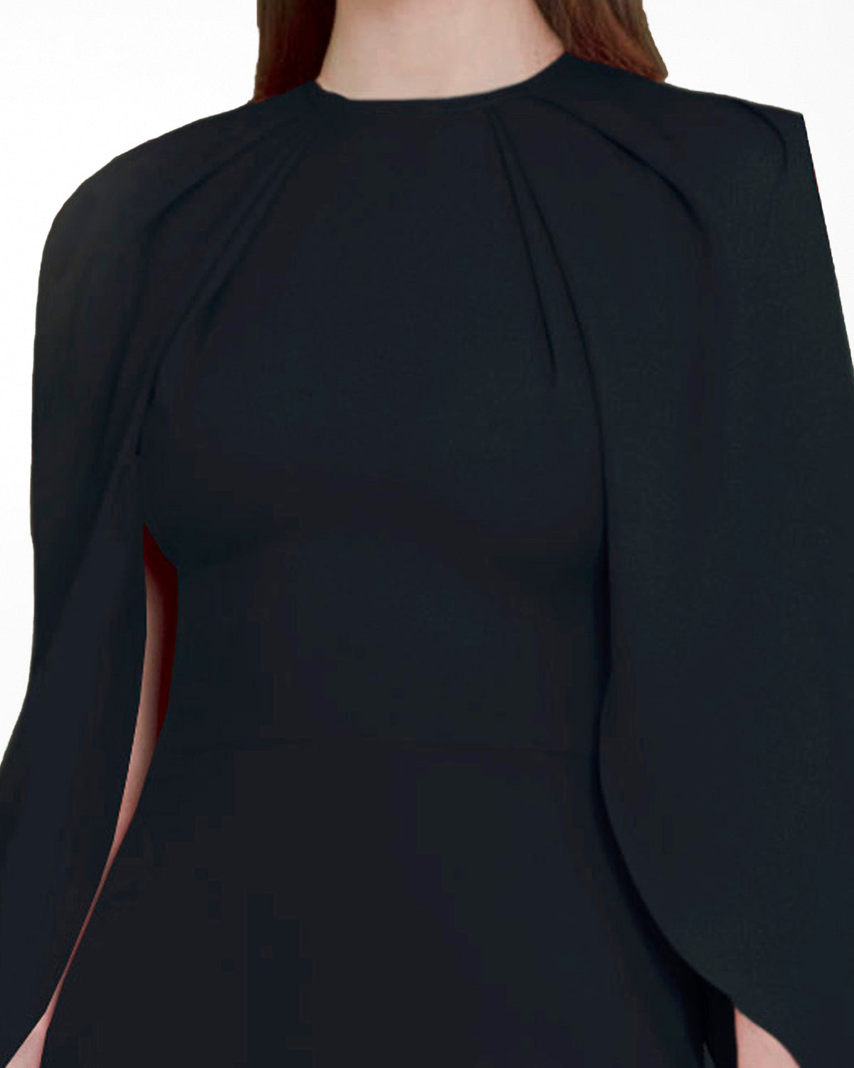 Slim Cut Black Dress