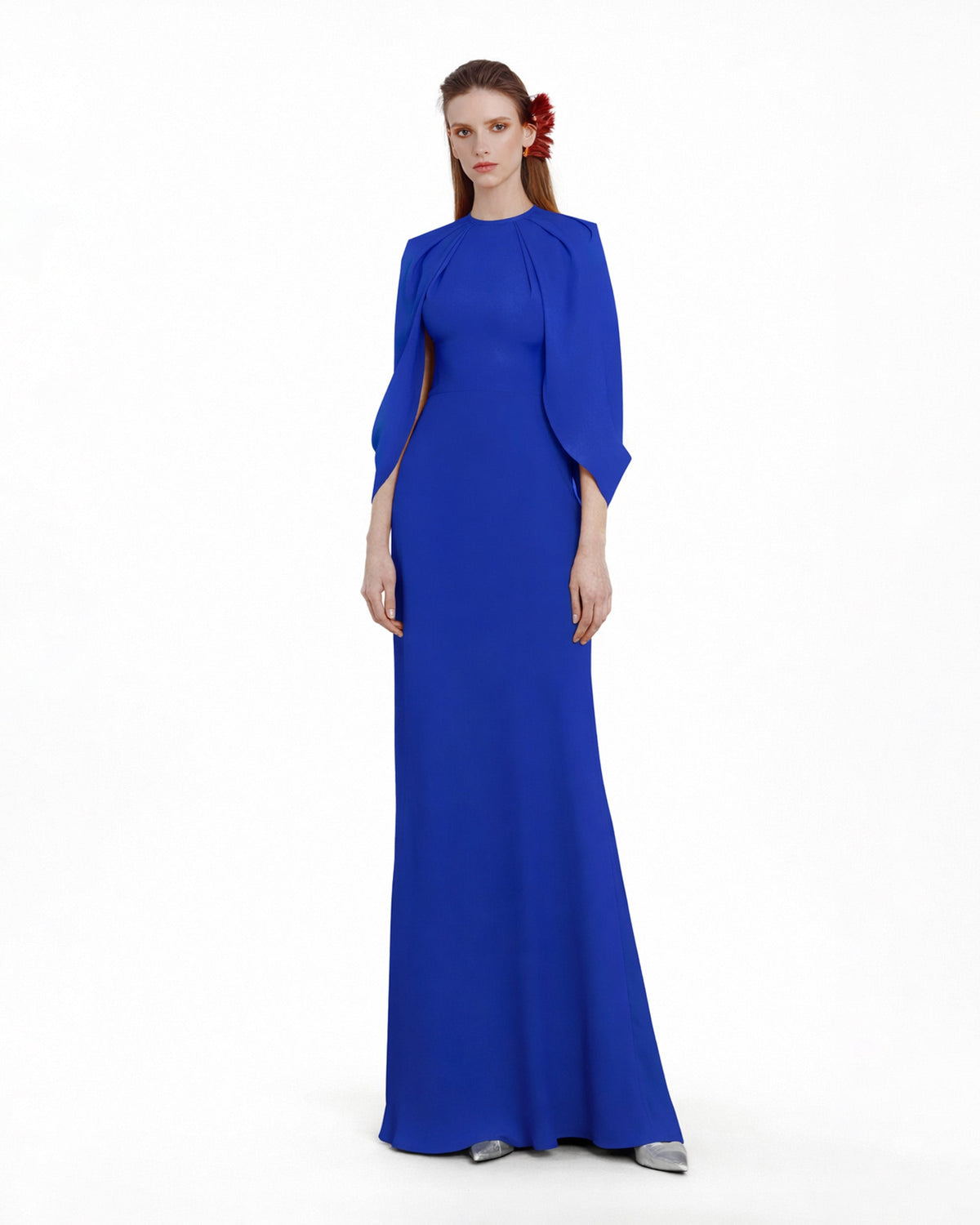 Slim Cut Royal Blue Dress