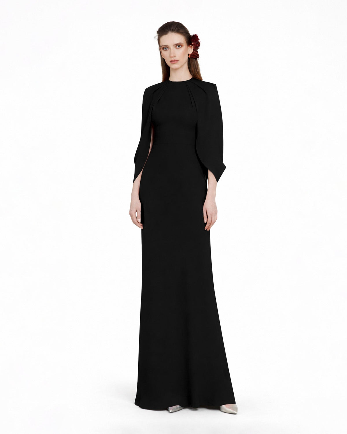 Slim Cut Black Dress