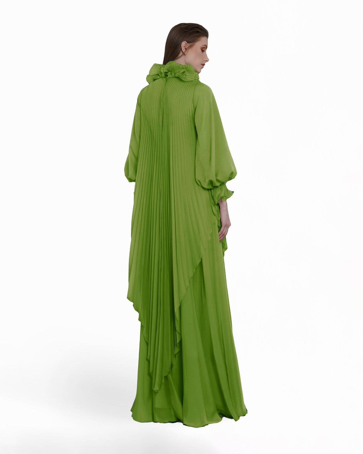 Loose Cut Green Kaftan