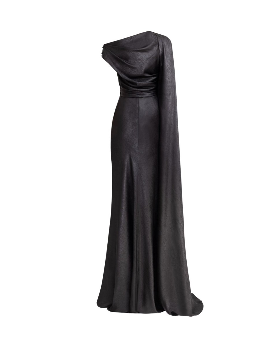 Asymmetrical Draped Dress