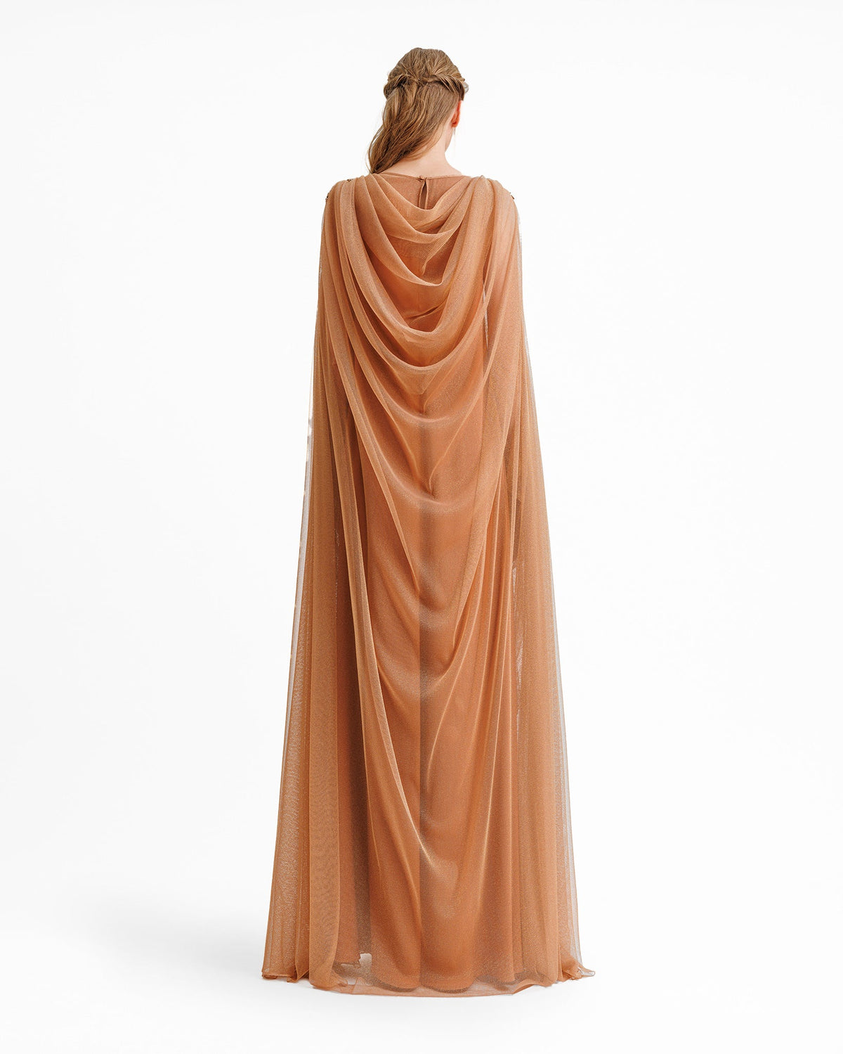 Draped Back Loose-Cut Kaftan