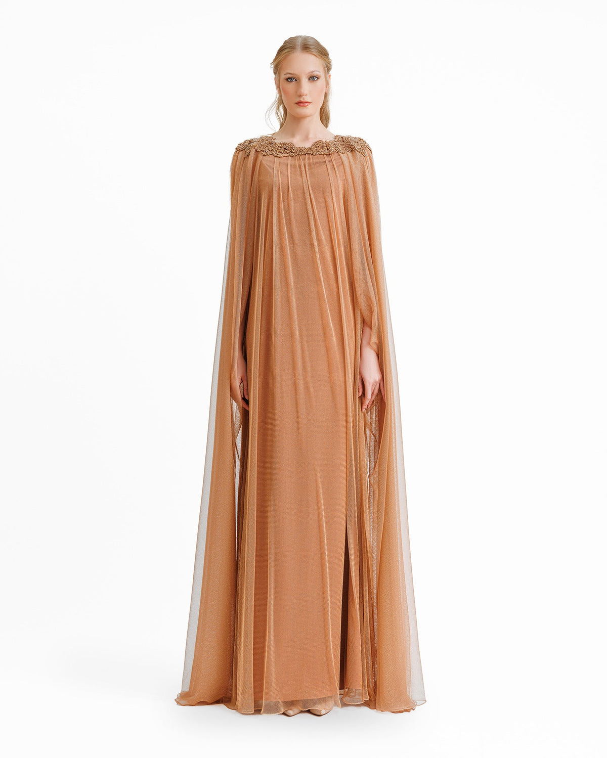 Draped Back Loose-Cut Kaftan