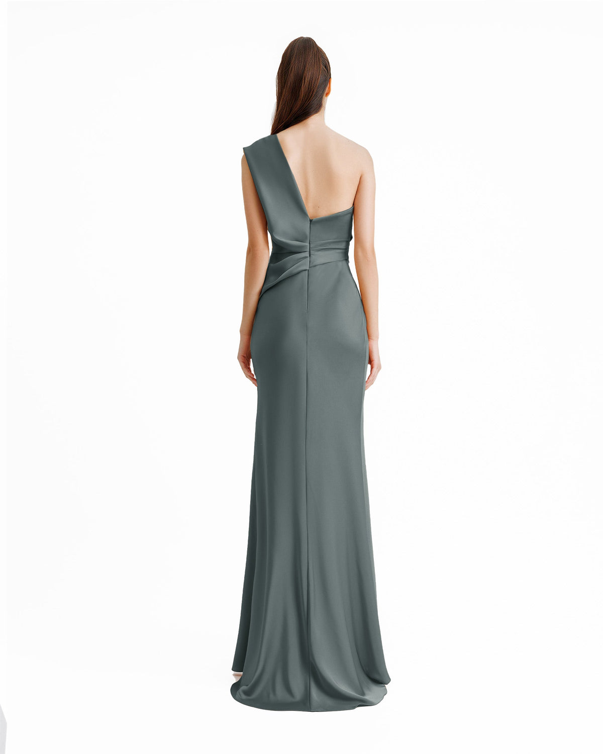 One-Shoulder Draped Dress