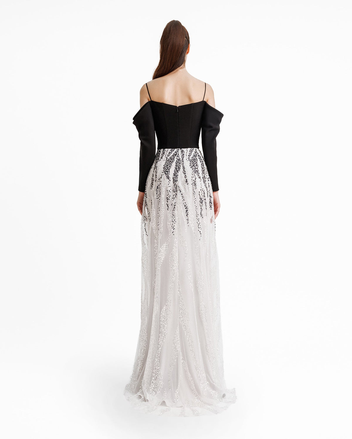Off-The-Shoulder Draped Dress