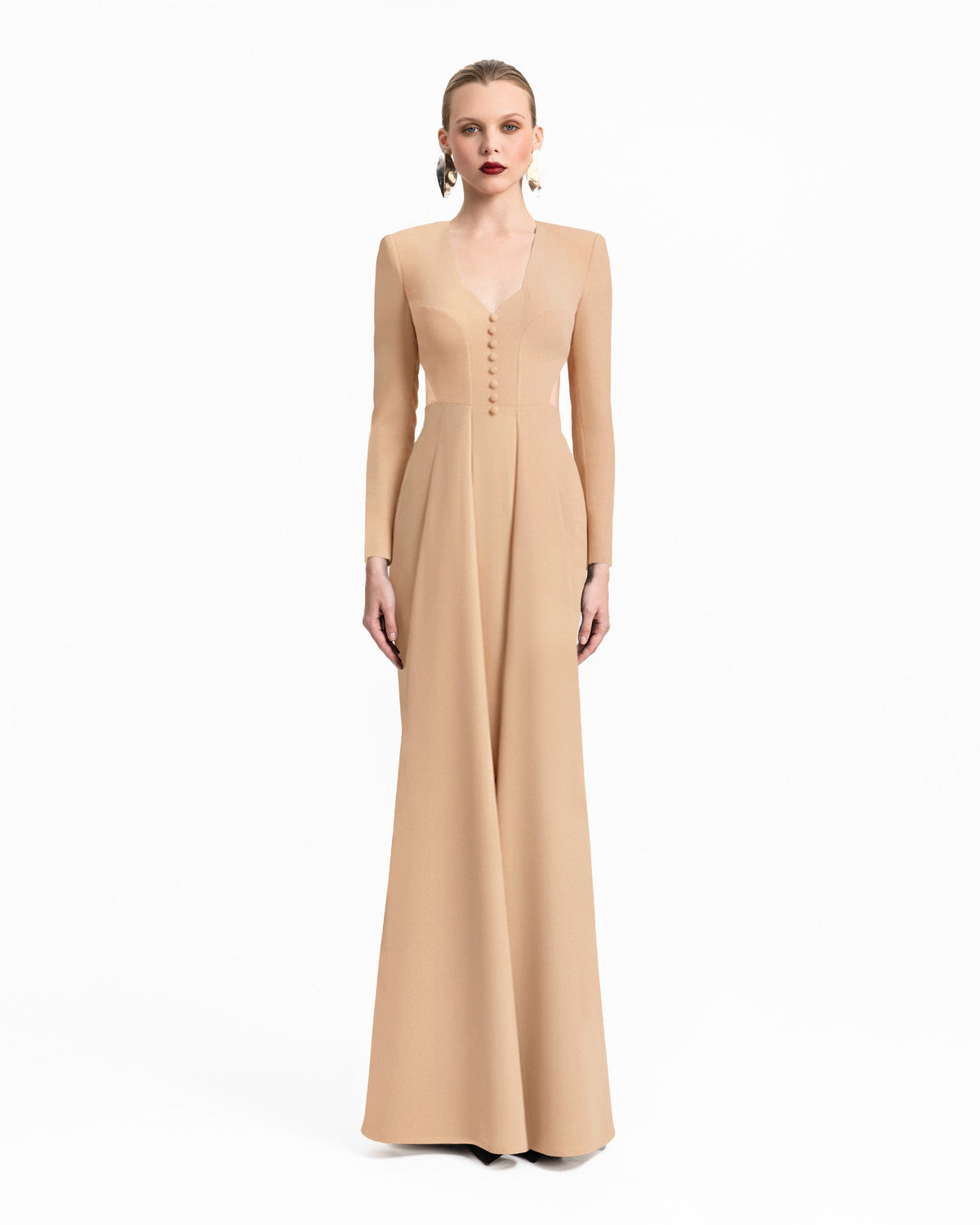 Button-Down Neckline Dress