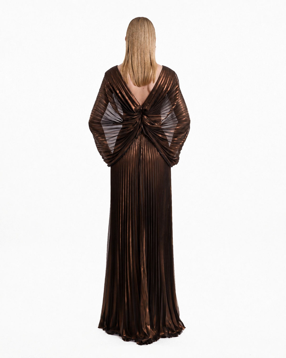 V-Neck Batwing Dress