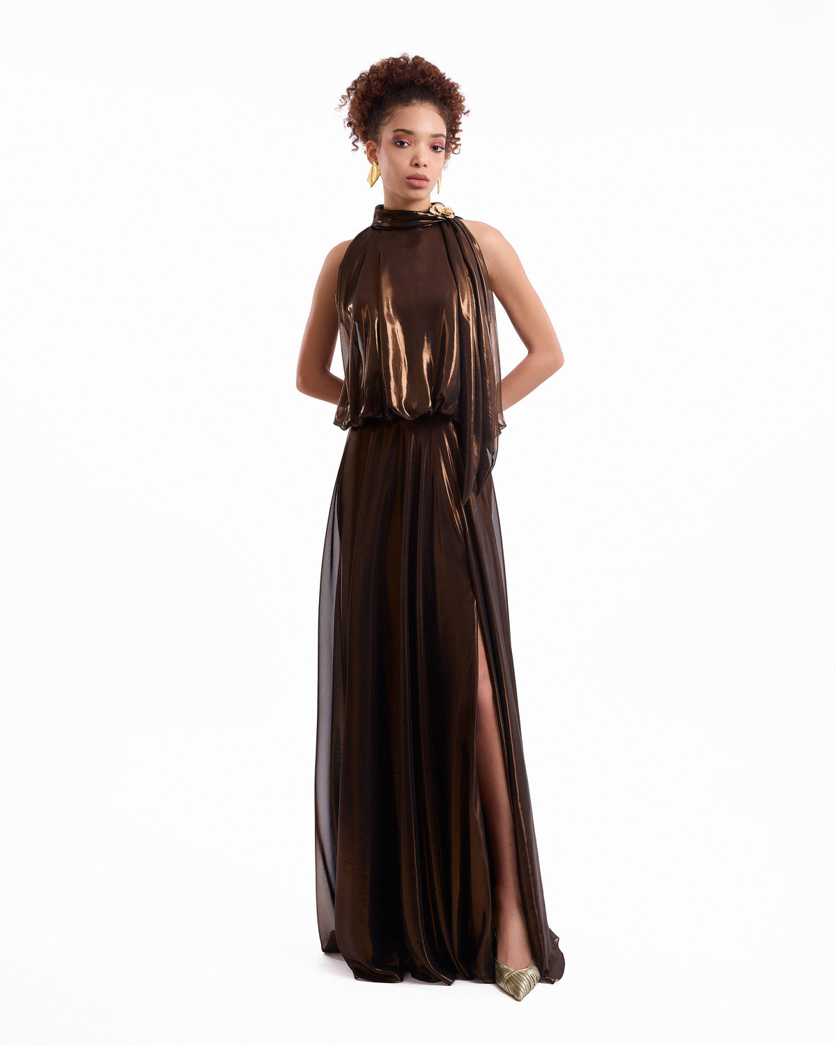 Halter Scarf Dress