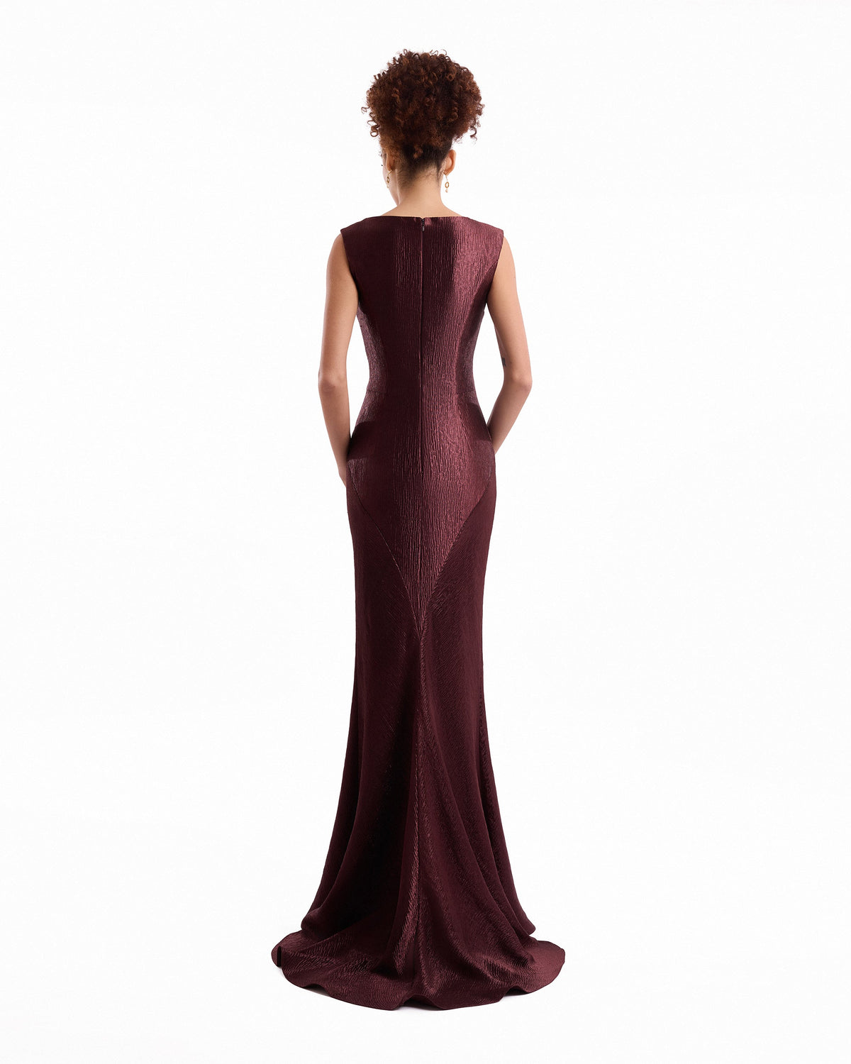 Sculpted V-Neck Dress