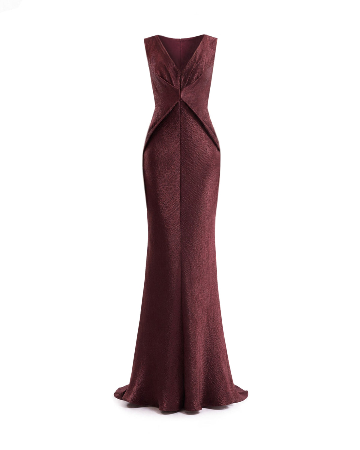 Sculpted V-Neck Dress
