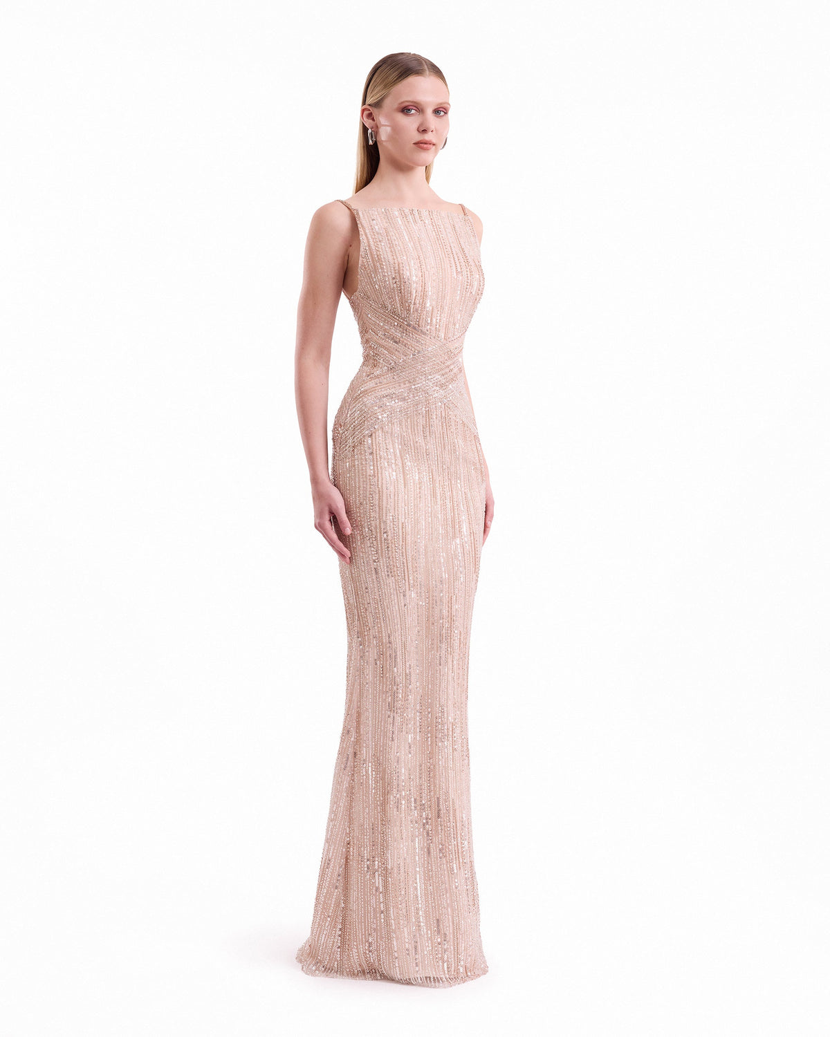 Criss-Cross Beaded Dress