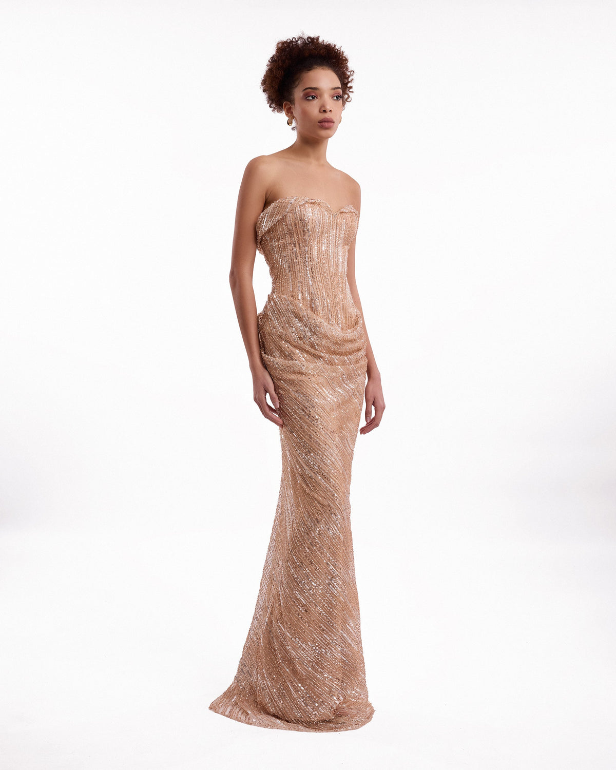 Beaded Sweetheart Dress