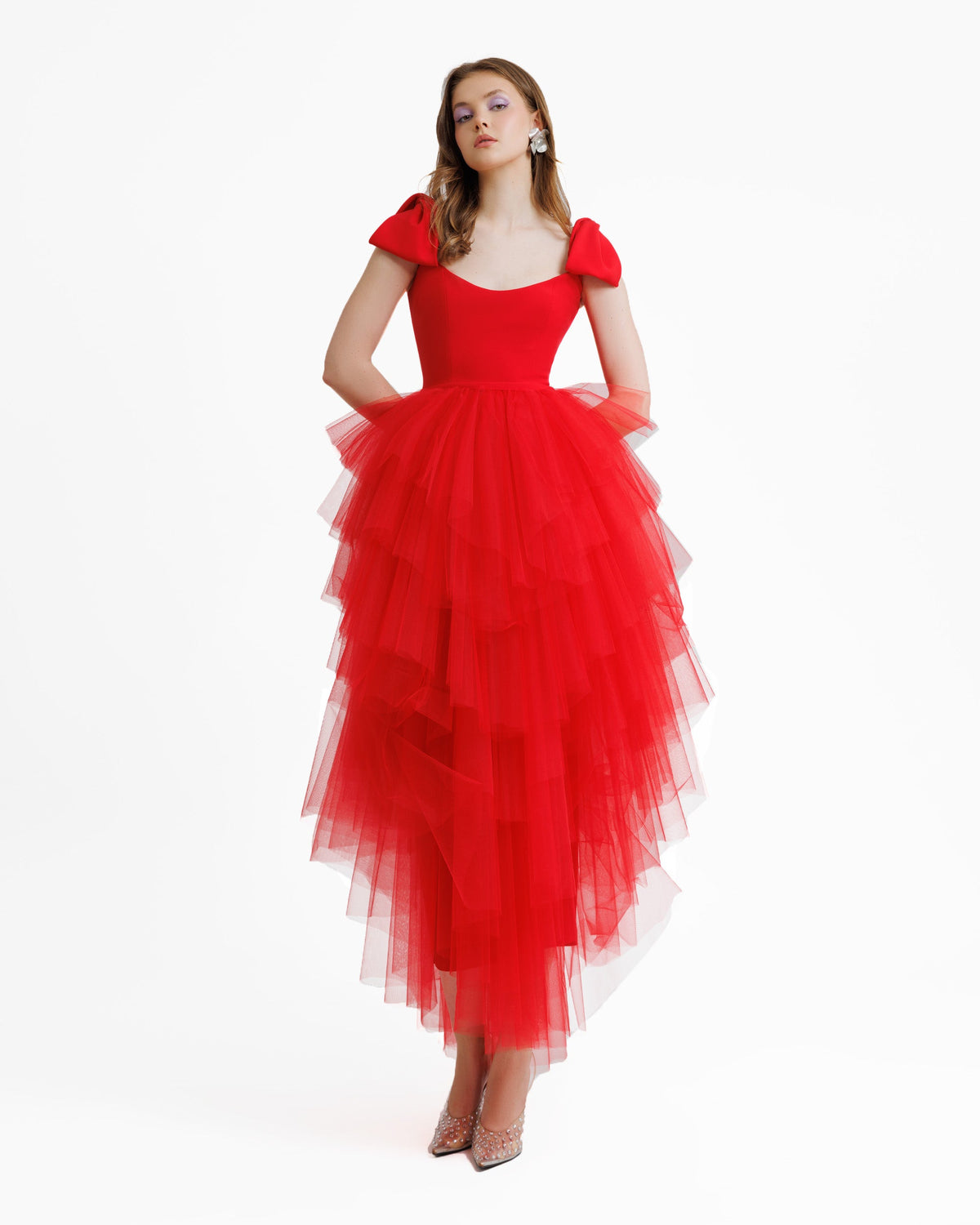 Long Dress With Bow Design