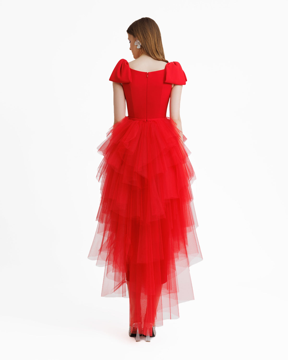 Long Dress With Bow Design