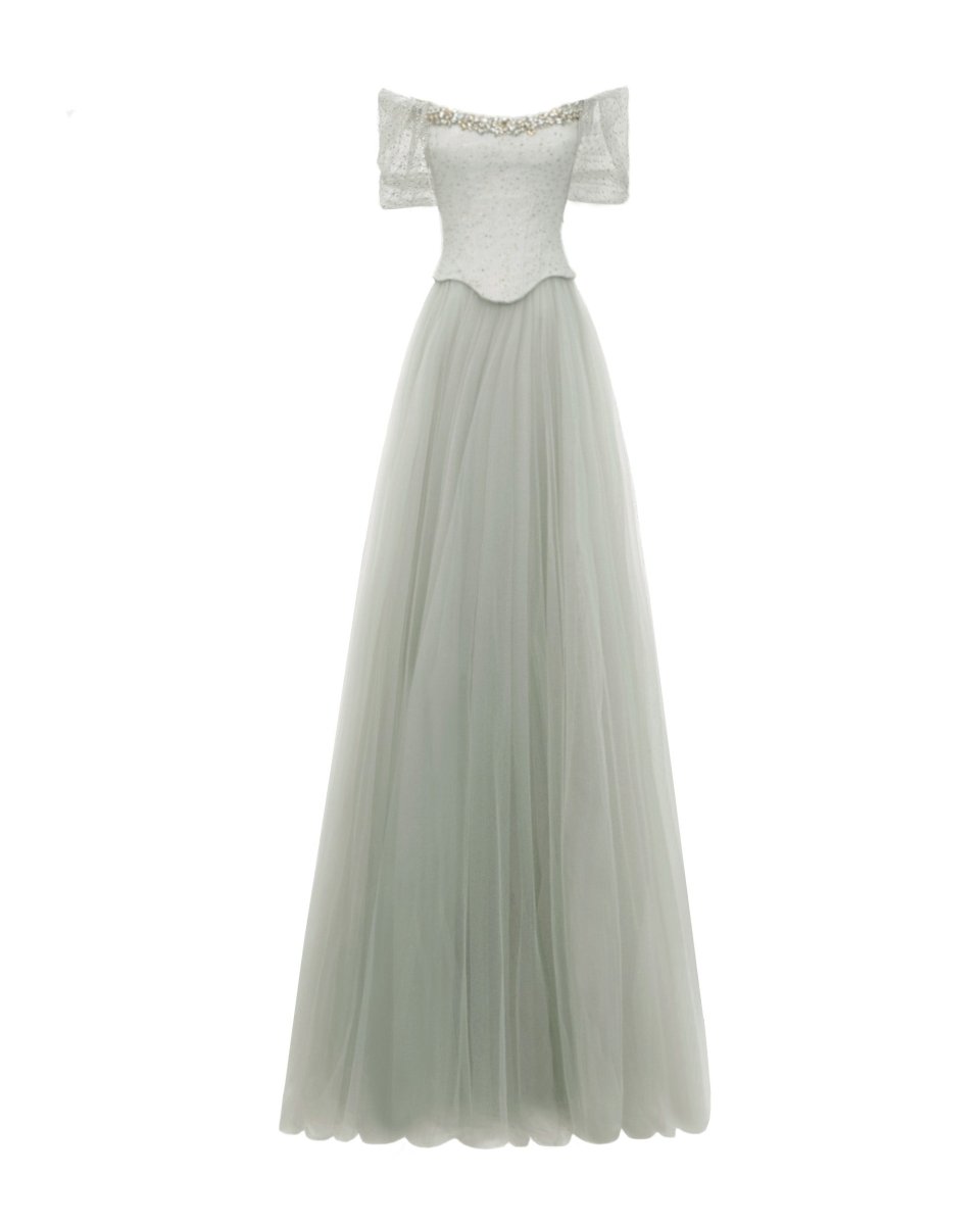 Off-The-Shoulder Corset Dress
