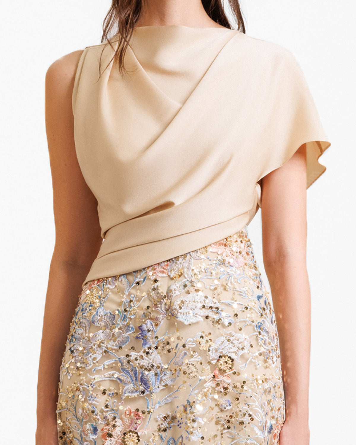 Fully Beaded Skirt Dress
