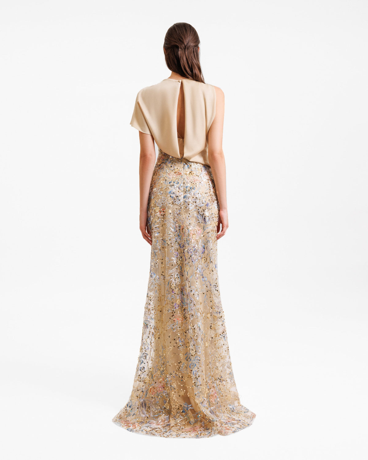 Fully Beaded Skirt Dress
