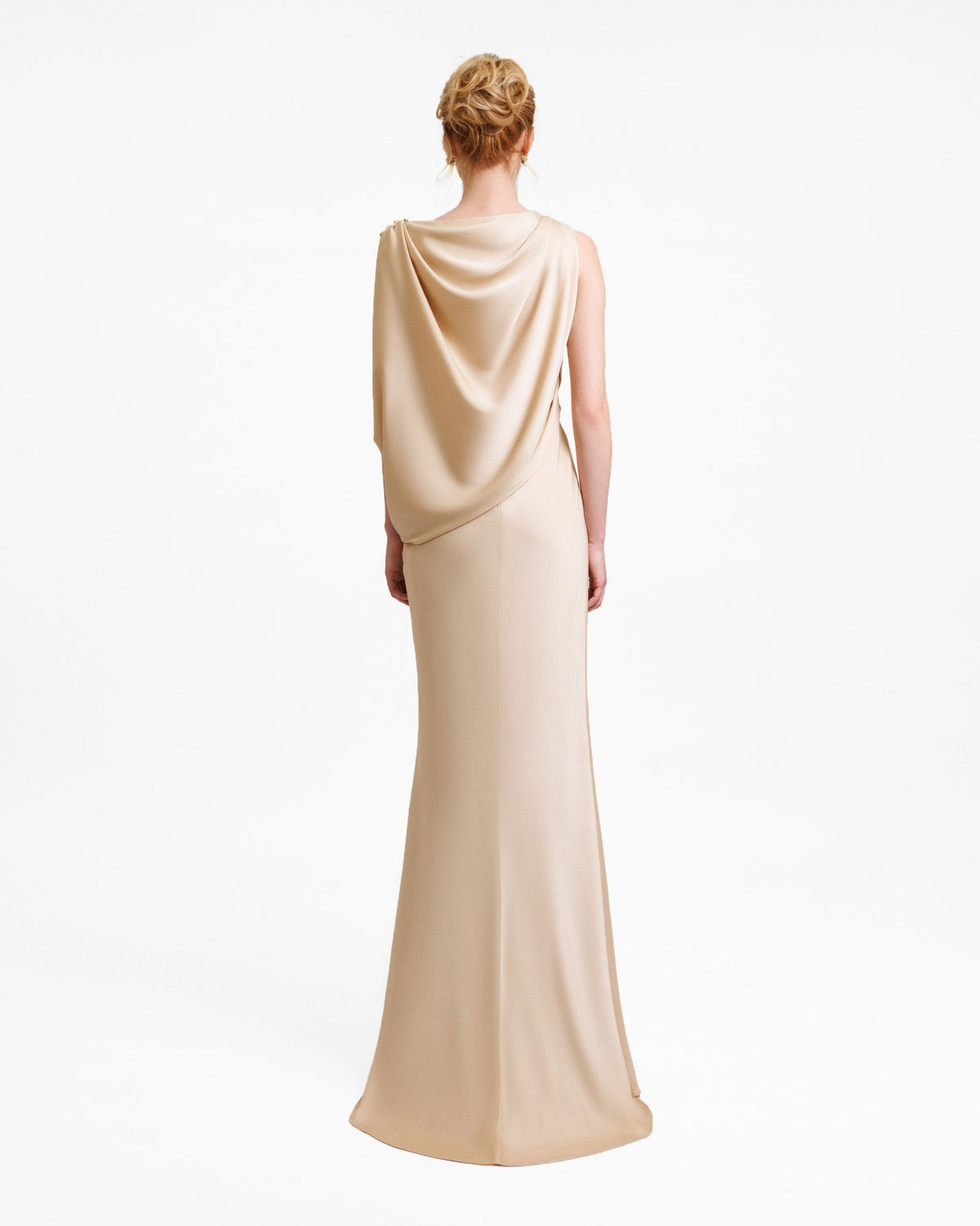 Asymmetrical Draped Dress