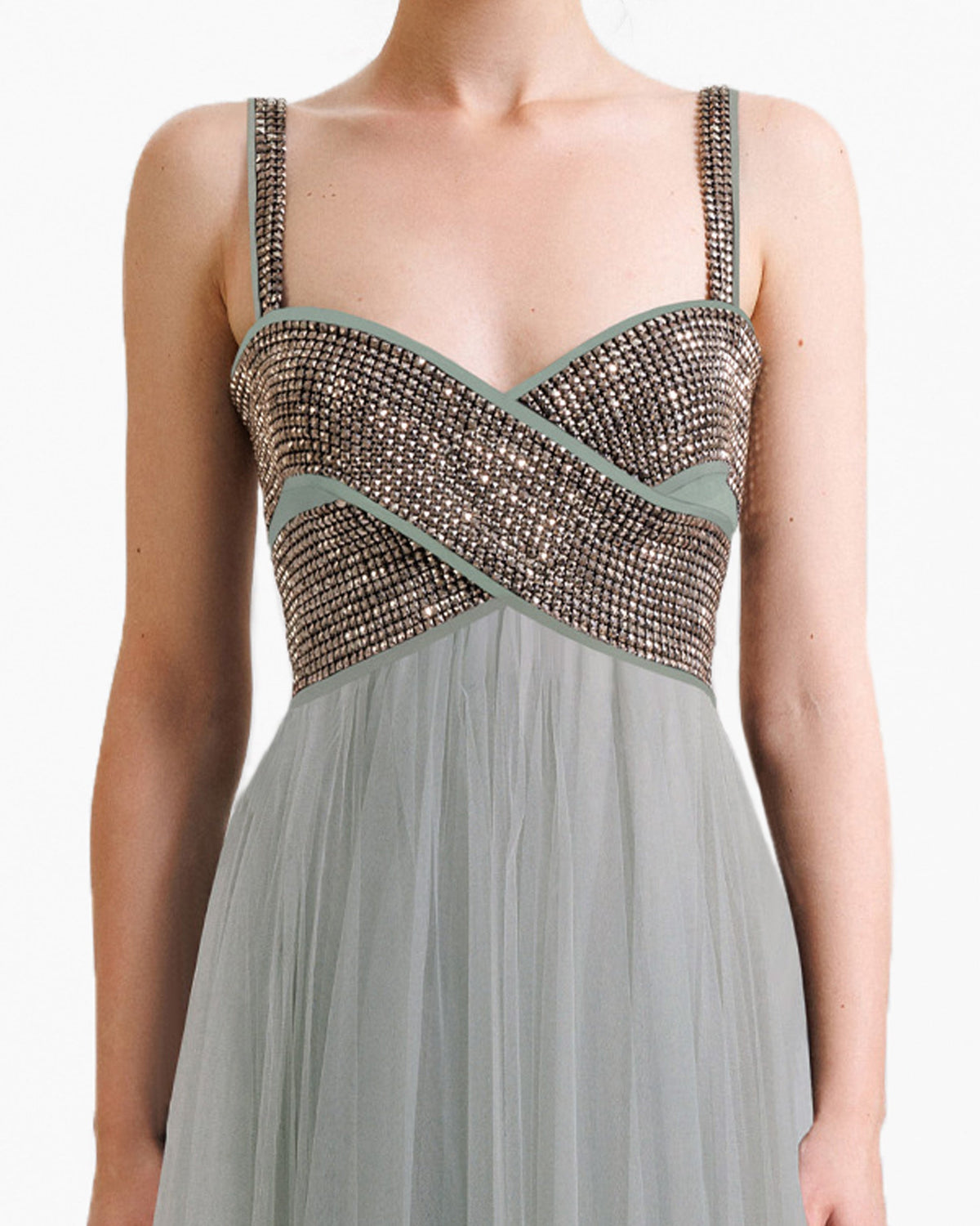 Embellished Top Bow-Like Dress