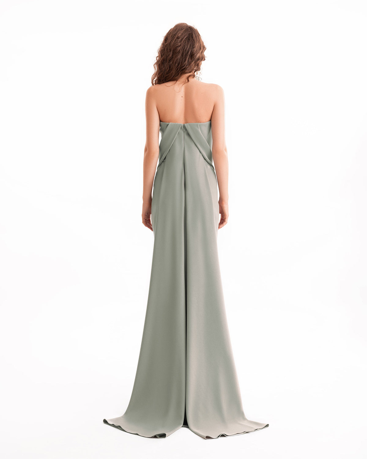 Strapless Draped Dress