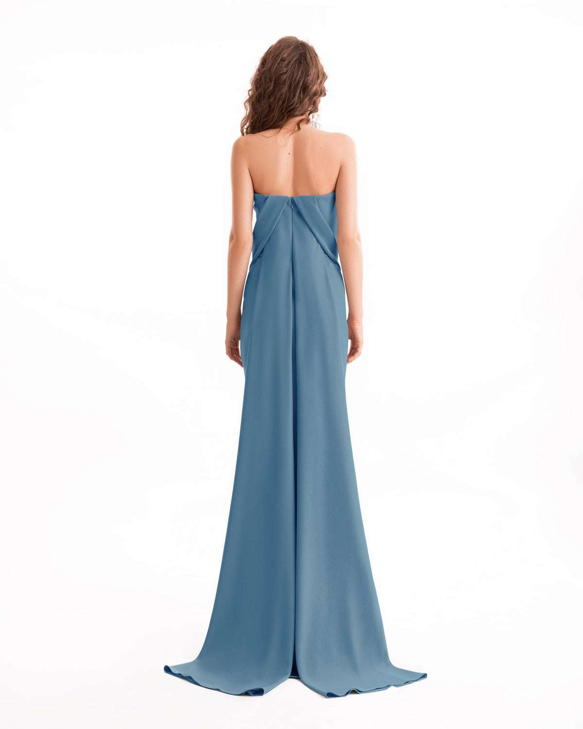 Strapless Draped Dress