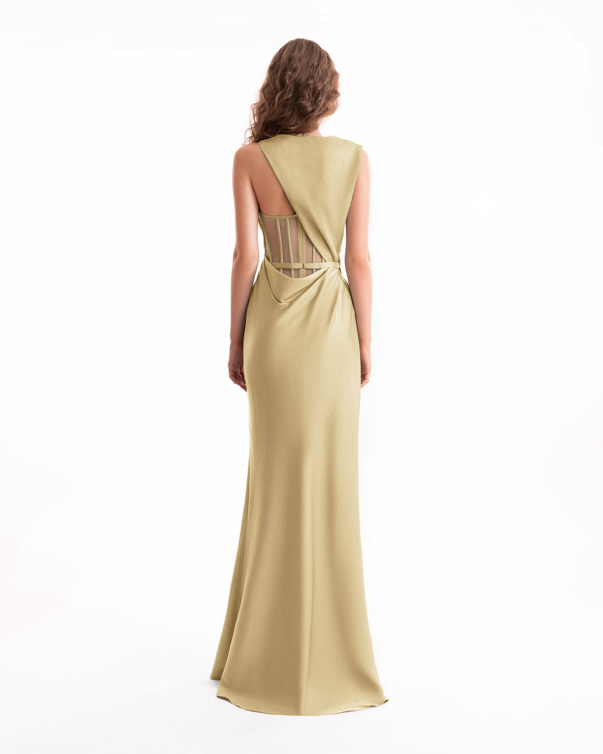 Asymmetrical Draped Dress