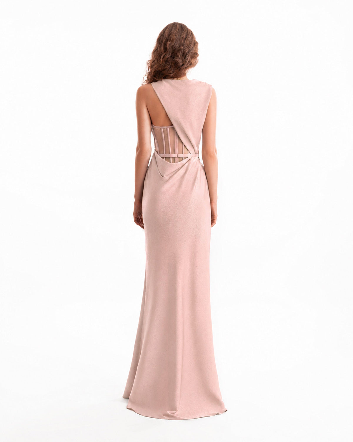Asymmetrical Draped Dress