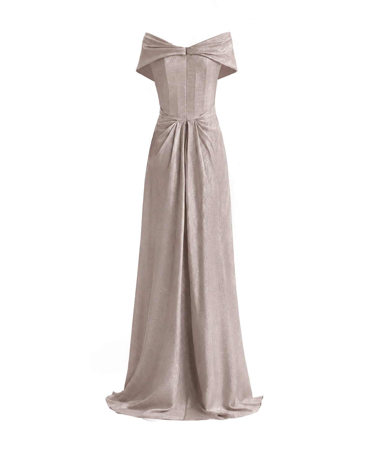 Sweetheart Draped Long Dress