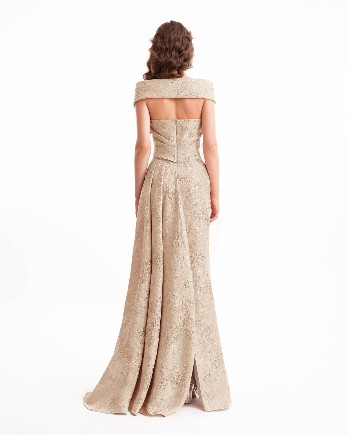 Off-Shoulder Bow Draped Dress