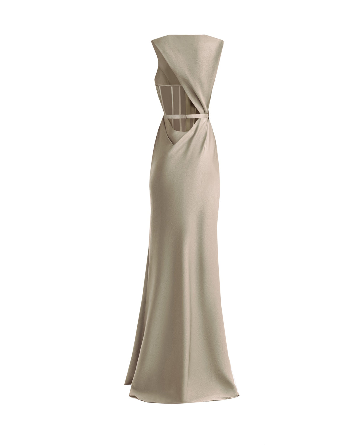 Asymmetrical Draped Dress
